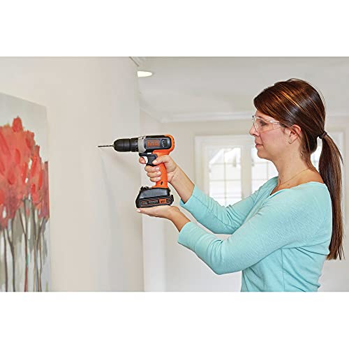 BLACK+DECKER 20V MAX* Cordless Drill, Cordless (BCD702C1) - WoodArtSupply