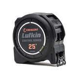Crescent Lufkin 1-3/16 x 25' Command Control Series Black Clad Tape Measure - L1025CB Lufkin