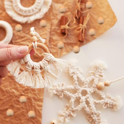 KALLORY Unfinished Wooden Round Balls, 100pcs Natural Small Wood Balls 12mm Gnome Gnome Noses Loose Wooden Beads for DIY Crafts Jewelry Making Art KALLORY