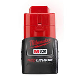 Milwaukee 2457-21 3/8-in Cordless M12 Lithium-Ion Ratchet Kit (Ratchet Kit w/Tool Bag) Milwaukee