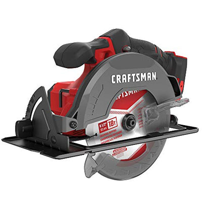 CRAFTSMAN V20 Cordless Circular Saw, 6-1/2 inch, Bare Tool Only (CMCS500B) - WoodArtSupply