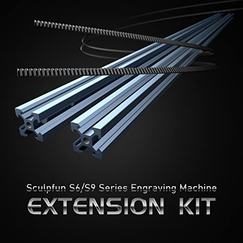 SCULPFUN S9 Large Area Expansion Kit for Extension to 410 x 950mm, Meet Larger Engraving Cutting Needs (Not for S10) - WoodArtSupply