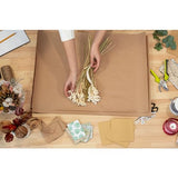 Purple Papers Brown Kraft Paper Roll | 17.8 Inch x 110 ft / 1320 inch | Perfect for Packing, Void Filling Wrapping, Kids Artwork, Gift Wrapping, Purple Papers