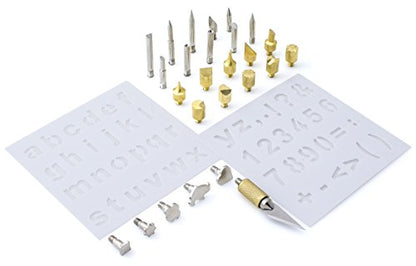 Bastex 28 Piece Professional Wood Burning Kit. Wood Working & Assorted Soldering Tips with Stencils. Great for Hobby Wood Burning Artists, - WoodArtSupply