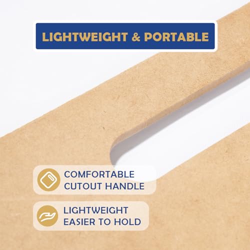 Falling in Art 13X17" & 23X26" Sketch Board Set, Drawing Tote Board for Artists with Sturdy Clip and Rubber Bands, Portable Art Clipboard for Falling in Art