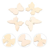KALLORY 48pcs Unfinished Wooden Cutouts Butterfly Wood Cutouts Butterflies Blank Wood Slices Animals Painting Crafts for Kids DIY Home Decoration KALLORY