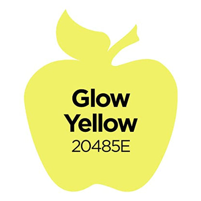 Apple Barrel Glow-In-The-Dark Acrylic Paint (2 Ounce), JA20485 Yellow - WoodArtSupply