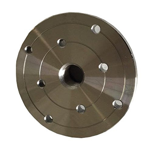 PSI Woodworking CF4J Lathe Faceplate for 1" x 8 tpi Spindle, 4" Without Screwchuck - WoodArtSupply