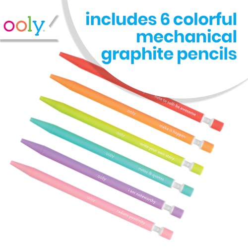 Ooly Noted! Graphite Mechanical Pencils - Set of 6 - WoodArtSupply