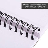 Bachmore Drawing Pad 9X12 Inch (110lb/180g), 60 Sheets, Top Spiral Bound Multi-Media for Artist Pro & Amateurs | Acrylic Art, Ink, Paint, Oil BB Bachmore