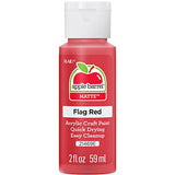 Apple Barrel Acrylic Paint in Assorted Colors (2 oz), 21469, Flag Red Apple Barrel