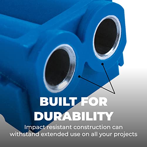 Kreg R3 Jr. Pocket-Hole Jig System - Portable Kreg Pocket-Hole Jig - Easy Clamping & Adjusting - Includes Positioning Sliders - For Materials 1/2" to KREG