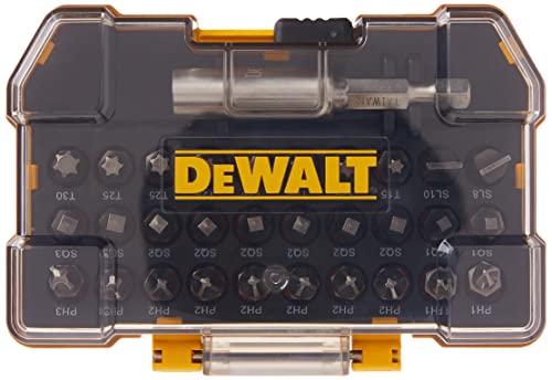 DEWALT DWAX100 Screwdriving Set, 31-Piece,Silver DEWALT