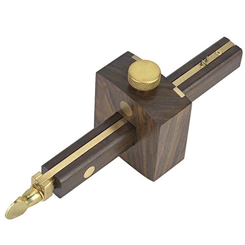 Mortise Gauge Woodworking Marking Gauge 8 inch Sliding Mark Scraper Marker Measuring Tool Adjustable Head Meter Carpentry Carpenter Accessories FTVOGUE