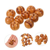 Operitacx 100pcs Coffee Colored Beads Wood Jewelry Charms Wood Bead Charms Wood Pendant Charms Bracelet Craft Beads Kids Charm Bracelet Bead Jewelry Operitacx