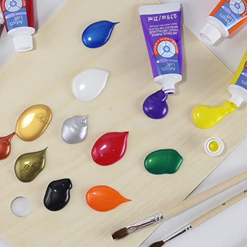 Artist's Loft Metallic Acrylic Paint Set (12 Piece, Metallic Acrylic) Artist's Loft