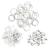 Lanyard String Boondoggle Kit with 10 Rolls (40 Yards Each) for Keychains and Bracelets (100 Total Pieces) Bright Creations