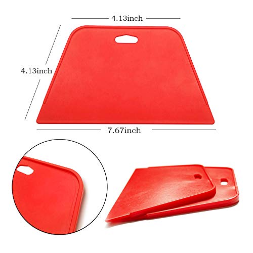 tiptopcarbon Wallpaper Smoothing Tool with 8 Inch Scraper for Contact Paper Adhesive Vinyl 10pcs/Pack tiptopcarbon