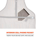 Ergodyne - 13694 Arsenal 5704 Torso Length Work Tool Apron, 22-Pockets, Gray Ergodyne