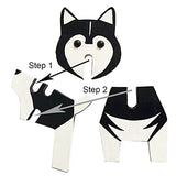 Red Dollar Handmade Wood Carved Animal Eyeglass Holder, Sunglasses Display Stand, Nightstand Home Office Desk Decor, Christmas Holiday New Year Red Dollar