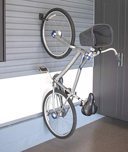 HandiWall 5" Bike Hook with Locking Bracket for Bike Storage on Garage Slatwall Panels HandiWall