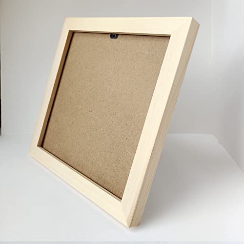 8x8 Photo Frame Solid Wood Frame Square 8x8 Picture Frame. Environmental Protection, no Paint. Protection Panel Plastic Material. Wall or Tabletop