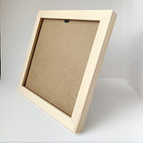 8x8 Photo Frame Solid Wood Frame Square 8x8 Picture Frame. Environmental Protection, no Paint. Protection Panel Plastic Material. Wall or Tabletop N\C