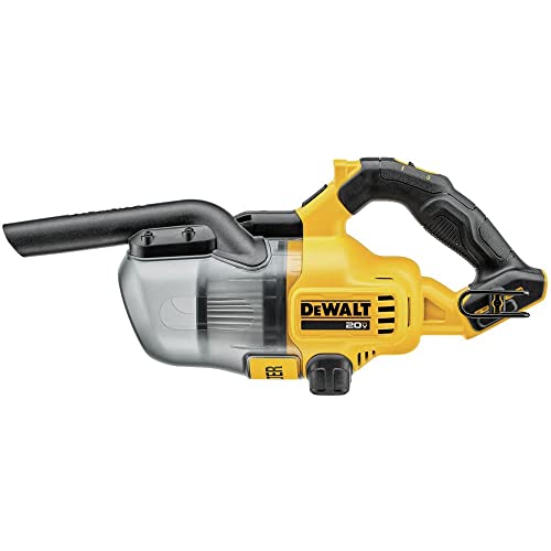 DEWALT 20V Vacuum, Cordless Handheld Vacuum, HEPA, Battery Not Included (DCV501HB), Yellow - WoodArtSupply