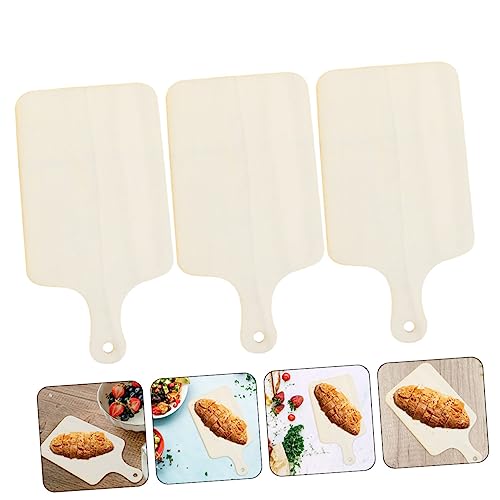 FELTECHELECTR 3pcs Diy Tray Diy Wood Tray Photography Prop Meat Cutting Board Cutting Board Organizer Wooden Chopping Board Wooden Serving Tray FELTECHELECTR