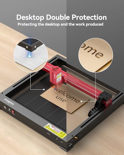 ATOMSTACK F4 Honeycomb Laser Bed 15"X12" for Laser Engraver Honeycomb Working Table with Metal Tray, 6 Platens & 4 Pads Compatible with Most ATOMSTACK
