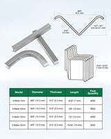 meite V1012 Hard Wood Type 10.3mm Diameter V Nails 12mm 1/2" Length for Picture Frame Joiner V1015B V-Nailer Joining Gun 4000 PCS/BOX meite