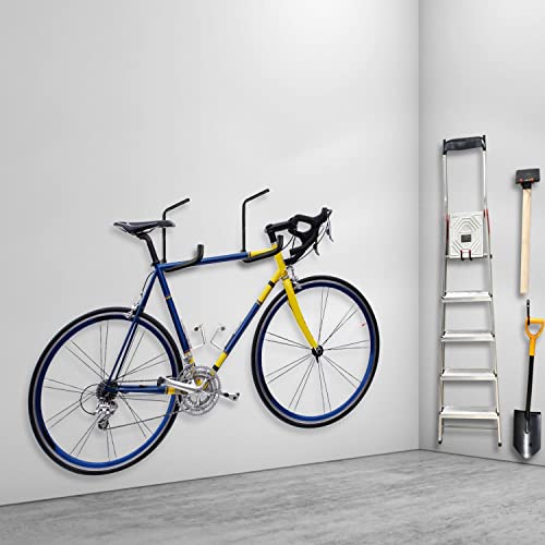 Locawaya Heavy Duty Garage Storage Hooks, Overhead Garage Storage Rack, 4 Pack Wall Mounted Ladder Hook, Utility Ceiling Hangers & Organizer for Locawaya