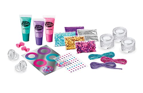 Cra-Z-Art Shimmer ‘n Sparkle Glitter & Gem Lip Gloss Lockets DIY Activity Set Cra-Z-Art