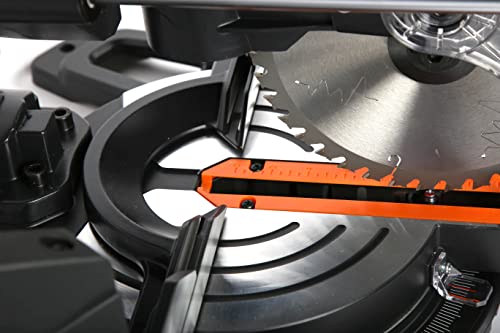 WEN MM0713 9.5-Amp 7.25-Inch Single Bevel Compact Sliding Compound Miter Saw with LED Cutline Guide, Black WEN