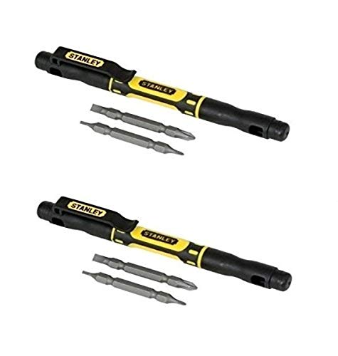 Bostitch Office Stanley 4-In-1 Pocket Screwdriver Pack of 2 (66-344-2) Bostitch Office