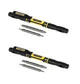 Bostitch Office Stanley 4-In-1 Pocket Screwdriver Pack of 2 (66-344-2) Bostitch Office