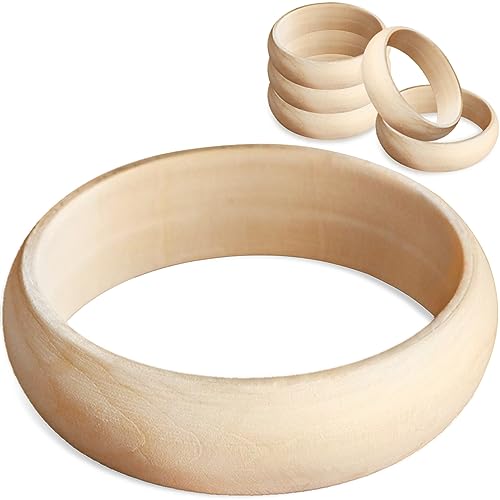 Unfinished hot sale wood bracelets