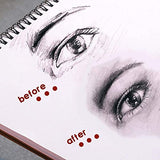 N NOROCME 12 PCS Blending Stumps and Tortillions Paper Art Blenders with Sandpaper Pencil Sharpener Pointer for Student Artist Charcoal Sketch N NOROCME