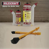 Milescraft 5223 Glue Mate 450-15oz. (450ml) + Milescraft 5222 Glue Mate 150-5oz. (150ml) - Precision Wood Glue Bottle - Anti-Drip Also Includes One WoodArtSupply