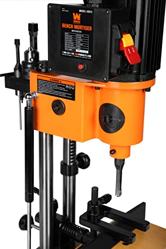 WEN Bench Mortiser, 5-Amp Cast Iron with Chisel Bit Set (43013) WEN