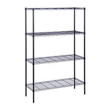 Honey Can Do 4-Tier Adjustable Shelving Unit with 350-lb Shelf Capacity, Black SHF-05225 Black Honey-Can-Do