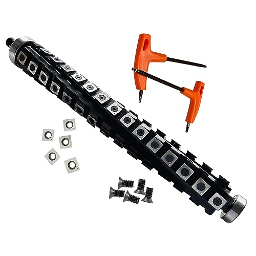 FOXBC Spiral Helical Cutterhead Compatible with DeWalt DW733 and DW734 Planer FOXBC