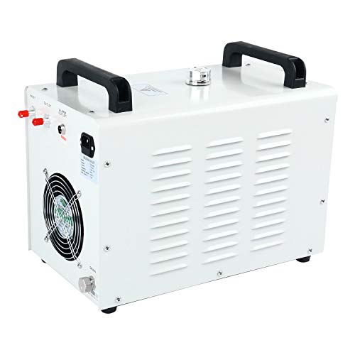 Homend 110V Industrial Water Chiller 9L Capacity CW-3000 Thermolysis Type Cooling Chiller for 60W 80W Laser Engraving Machine - WoodArtSupply