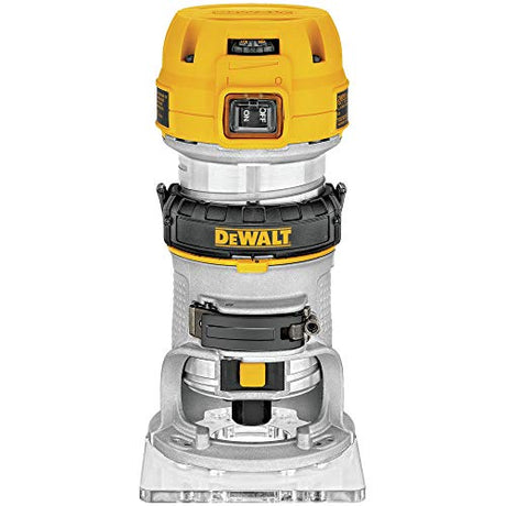 DEWALT Router, Fixed Base, 1-1/4 HP, 11-Amp, Variable Speed Trigger, Corded (DWP611),Yellow DEWALT