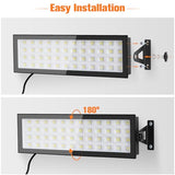OOOLED 2 Pack LED Shop Lights, 100W 13000LM 6000K Super Bright LED Work Light, IP66 Waterproof LED Flood Light Outdoor with Plug, LED Shop Lights for OOOLED
