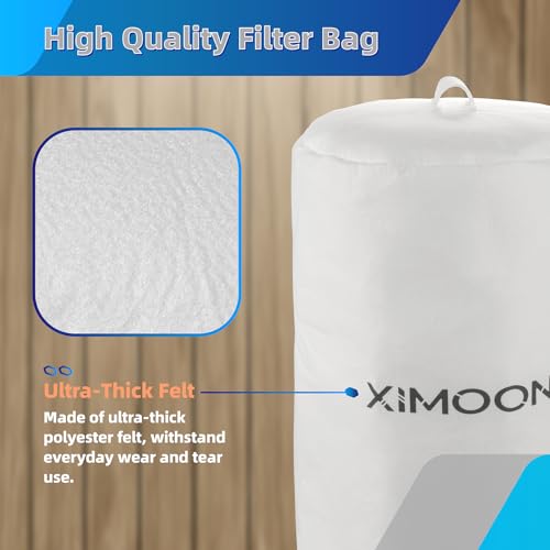 70333 Dust Collector Bag Replacement for POWERTEC DC-1512 Dust Collection Bag Compatible with JET and More brand Dust Collection Systems for Ximoon