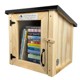 LITTLE FREE LIBRARY® Unfinished Kit with Official Charter Sign and World Map Access Included, Amish Crafted in America, Share Books, Support the LITTLE FREE LIBRARY