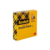 Scotch Double Sided Tape, 0.50 in. x 900 in., 1 Roll Scotch