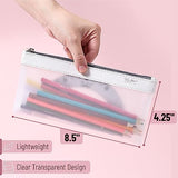 Mr. Pen- Clear Pencil Pouch, 3 Pack, Clear Pencil Case, Pencil Bags, Clear Pouch, Pencil Case for Kids Pencil Case, Clear Makeup Pouch, Kids Pencil Mr. Pen