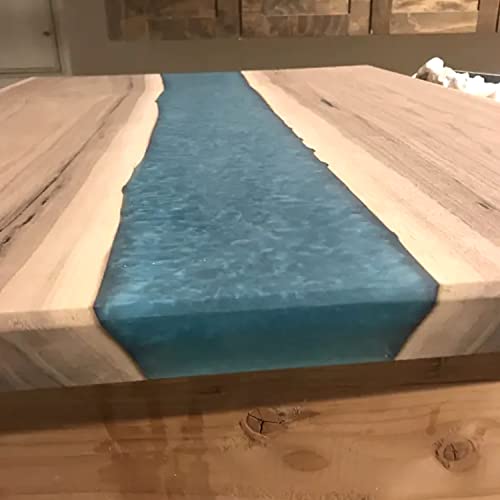 Deep Pour Epoxy Resin for Epoxy River Tables, Casting Molds, Live Edge Slab Tables & Countertops - Pour Crystal Clear Epoxy 2-3" Deep Per Layer (3